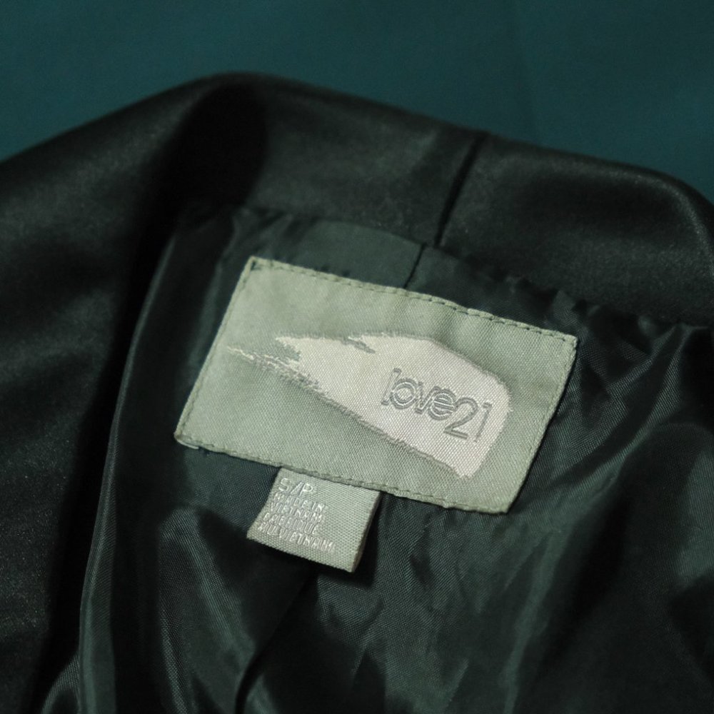 Forever 21 Teal Formal Blazer Jacket - Picture 4 of 5